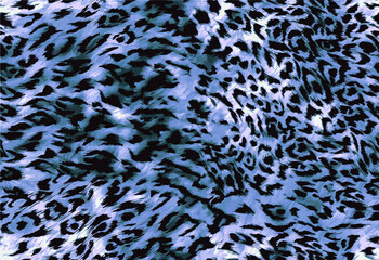 abstract seamless leopard print