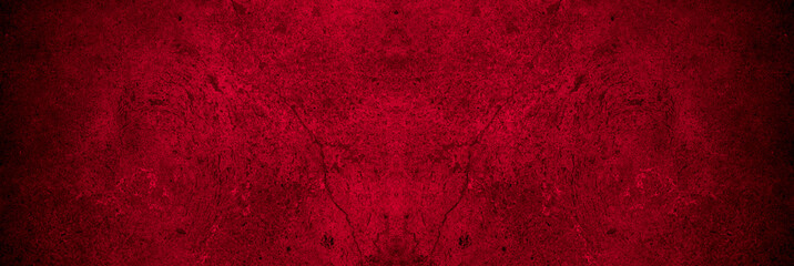 Old wall texture cement black red  background abstract dark color design are light with white gradient background.