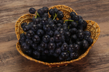 Fresh ripe sweet red grape