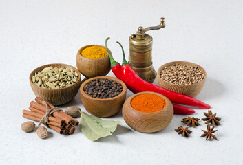 Spices and condiments for cooking