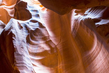 Antelope Canyon is a slot canyon on Navajo land east of Page, Arizona