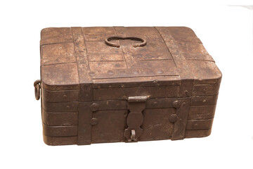 Old metal box of the 19th century