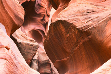 Antelope Canyon is a slot canyon on Navajo land east of Page, Arizona
