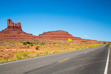 Fototapeta na wymiar Monument Valley on the Arizona–Utah state line