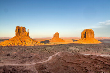 Monument Valley on the Arizona–Utah state line