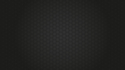 Dark Gray Gradient Hexagon Background. Vector illustration