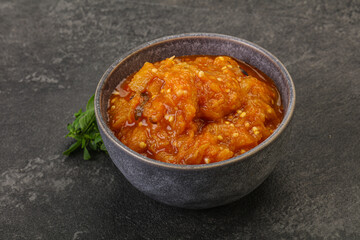 Caucasian cuisine - Mangal salad with vegetables