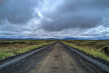 Road 864 to Selfoss Waterfall, Northern Iceland, Europe