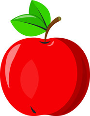 Fruits, berries. Summer symbol. Apple. Healthy diet.