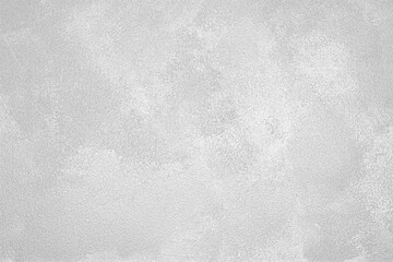 Textured silver grey surface. Grunge painted plaster wall texture. Abstract grungy light gray background