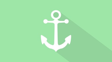 Anchor Icon. Vector isolated illustration of an ancor