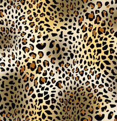 Seamless leopard design pattern, animal print.
