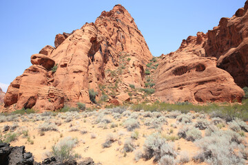 Fototapeta premium Snow Canyon State Park in Utah, USA