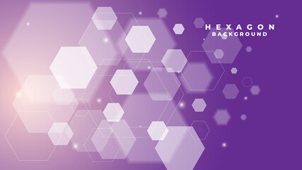 Abstract modern hexagonal background design. Geometric abstract background with hexagons. Honeycomb, science and technology design. Futuristic abstract background 3D Illustration. 2021