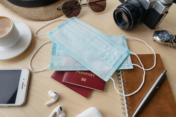 travel during quarantine concept photo