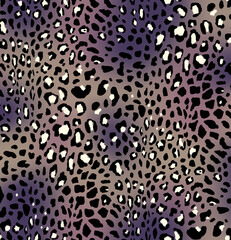 Seamless leopard design pattern, animal print.