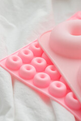 Easter cake molds pink color, chocolate silicone molds