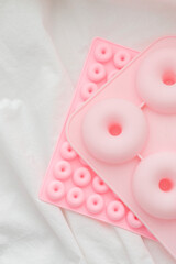 Easter cake molds pink color, chocolate silicone molds