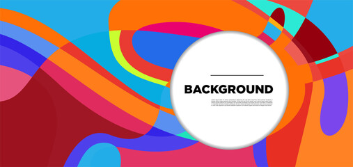 Vector colorful liquid abstract background pattern