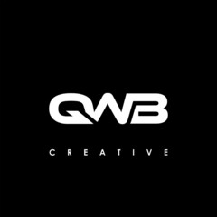 QWB Letter Initial Logo Design Template Vector Illustration