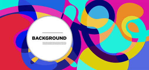 Fototapeta premium Vector colorful liquid abstract background pattern