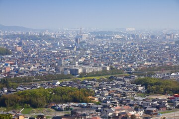 Fototapeta na wymiar City of Himeji, Japan