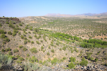 Fototapeta na wymiar Hillside near Garrison in Utah, USA