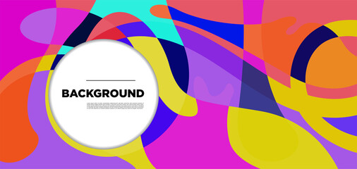 Obraz premium Vector colorful liquid abstract background pattern