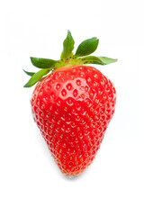 Red berry strawberry isolated on white background- Image