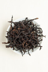 Chinese tea on an isolated white background