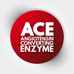 ACE - Angiotensin Converting Enzyme acronym, concept background