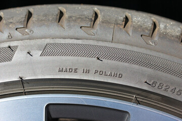 New vehicle tire made in Poland