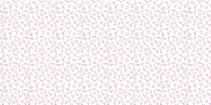 Pink and white seamless repeat pattern vector background