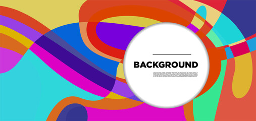 Obraz premium Vector colorful liquid abstract background pattern
