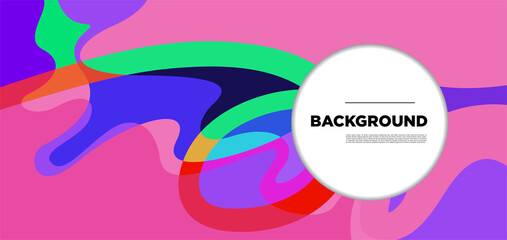 Vector colorful liquid abstract background pattern