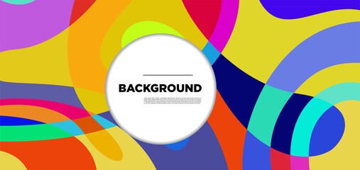 Obraz premium Vector colorful liquid abstract background pattern