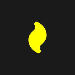 Energy flat icon. Simple style electric symbol. Logo design element. T-shirt printing.  Vector for sticker.