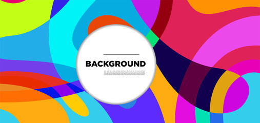 Fototapeta premium Vector colorful liquid abstract background pattern