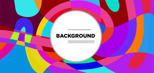 Fototapeta premium Vector colorful liquid abstract background pattern