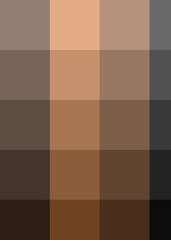 Abstract color Low-Polygones Generative Art background illustration