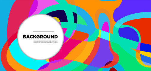 Obraz premium Vector colorful liquid abstract background pattern