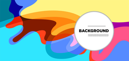 Vector colorful liquid abstract background pattern