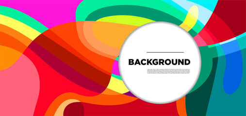 Obraz premium Vector colorful liquid abstract background pattern