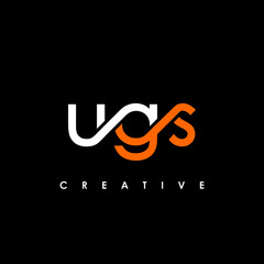 UGS Letter Initial Logo Design Template Vector Illustration