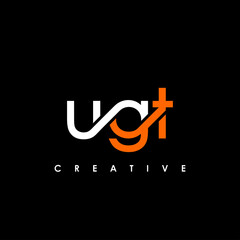 UGT Letter Initial Logo Design Template Vector Illustration