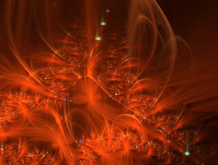 Imaginatory fractal background generated Image