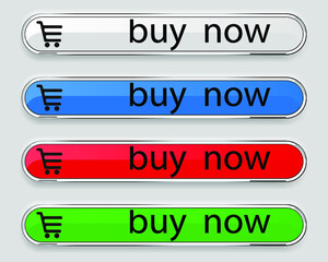 Four colored buttons with text buy now