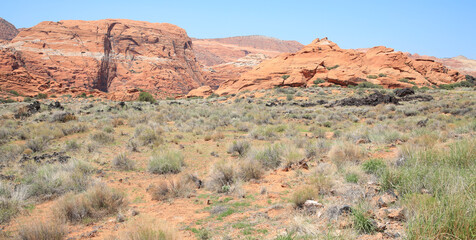 Snow Canyon State Park in Utah, USA
