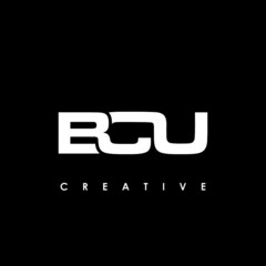 BCU Letter Initial Logo Design Template Vector Illustration