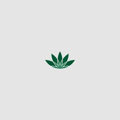cannabis leaf logo
